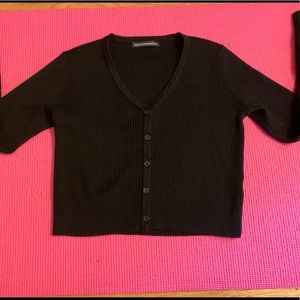 Long sleeve crop top